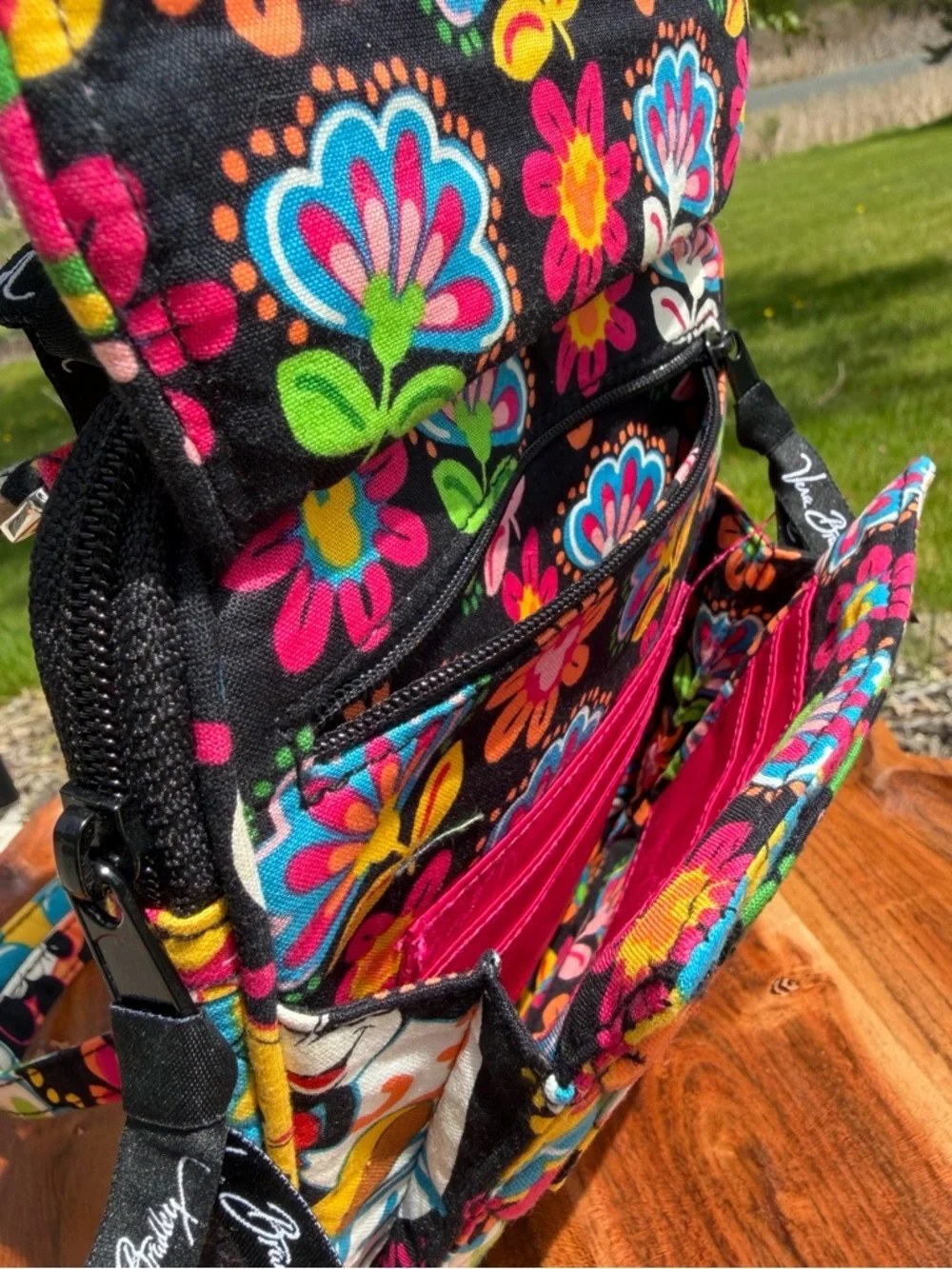 Disney Parks Vera Bradley Mini Hipster Crossbody “Midnight with Mickey” Like New